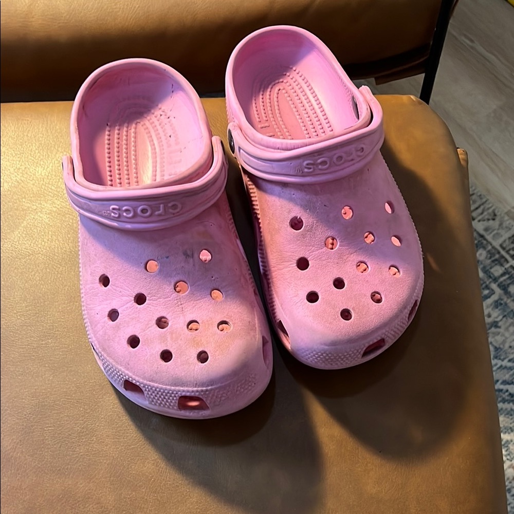 Crocs Kids Pink Clogs